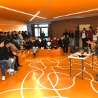 Marc Boada visita els alumnes del Centre Escolar Empordà 